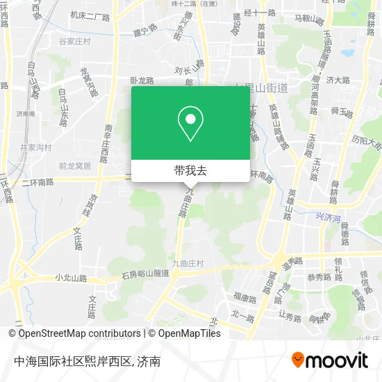 中海国际社区煕岸西区地图