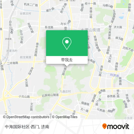 中海国际社区-西门地图
