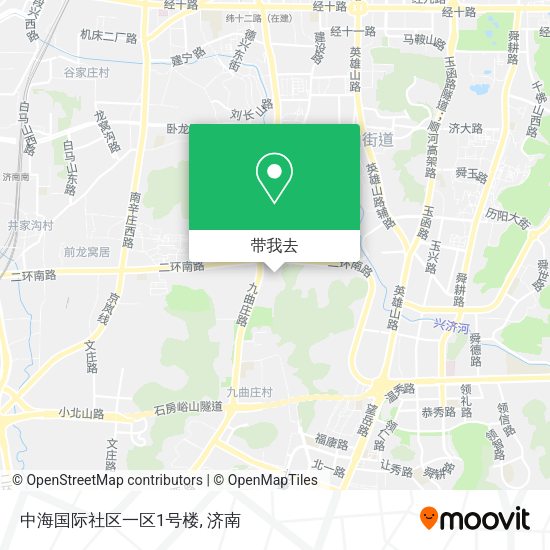 中海国际社区一区1号楼地图