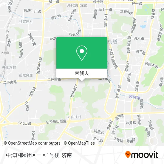 中海国际社区一区1号楼地图
