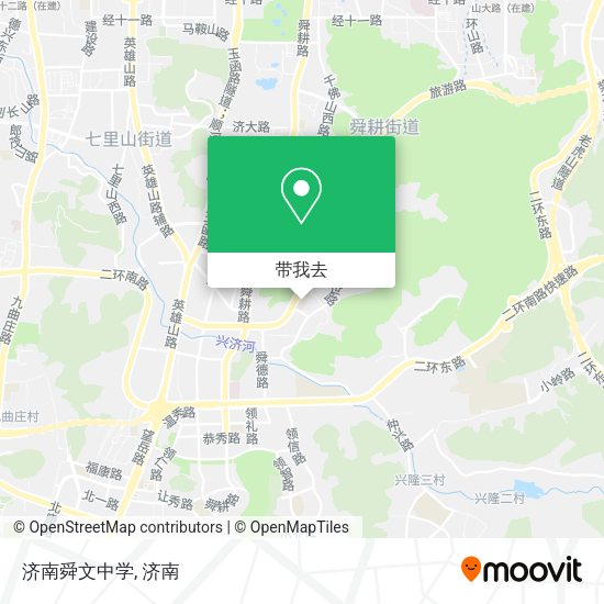 济南舜文中学地图