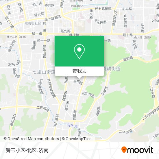 舜玉小区-北区地图