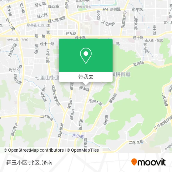 舜玉小区-北区地图
