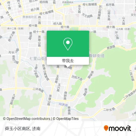 舜玉小区南区地图
