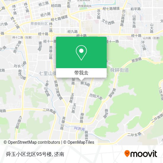舜玉小区北区95号楼地图