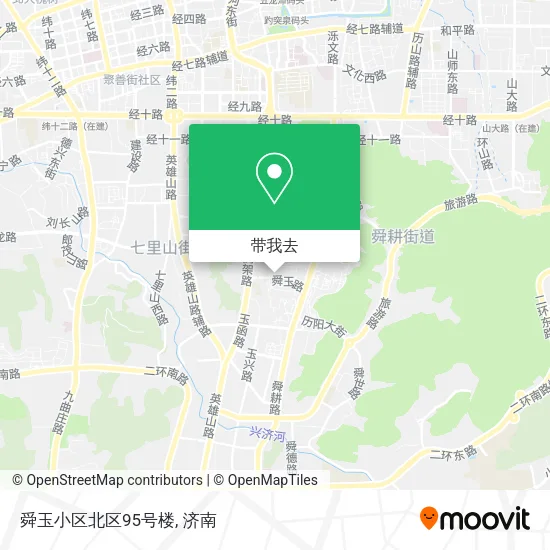 舜玉小区北区95号楼地图