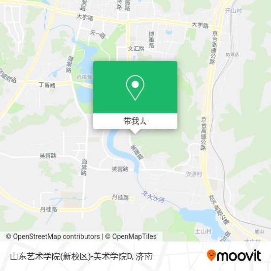 山东艺术学院(新校区)-美术学院D地图