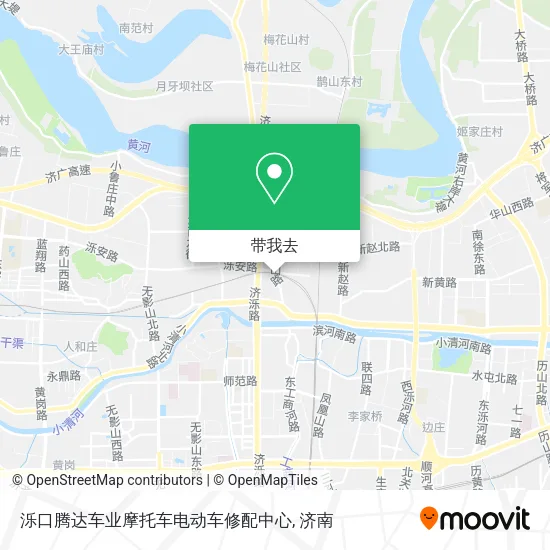 泺口腾达车业摩托车电动车修配中心地图
