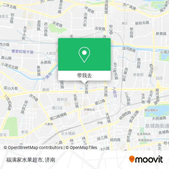 福满家水果超市地图