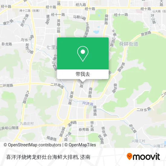 喜洋洋烧烤龙虾灶台海鲜大排档地图
