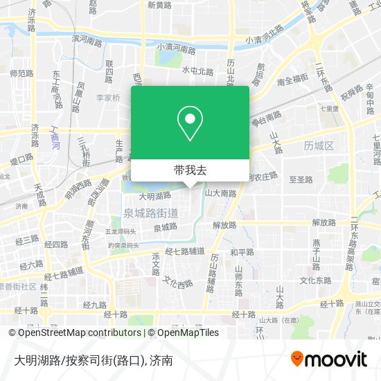 大明湖路/按察司街(路口)地图