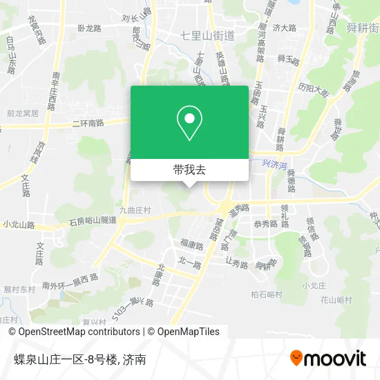 蝶泉山庄一区-8号楼地图