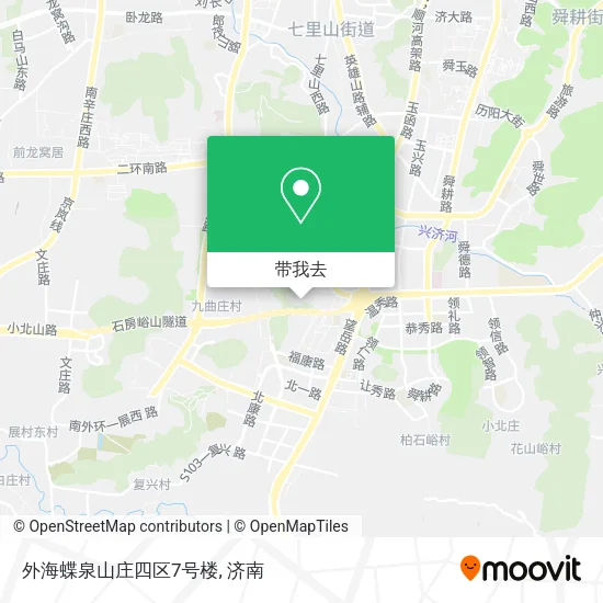 外海蝶泉山庄四区7号楼地图