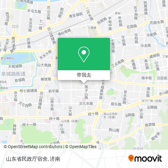 山东省民政厅宿舍地图