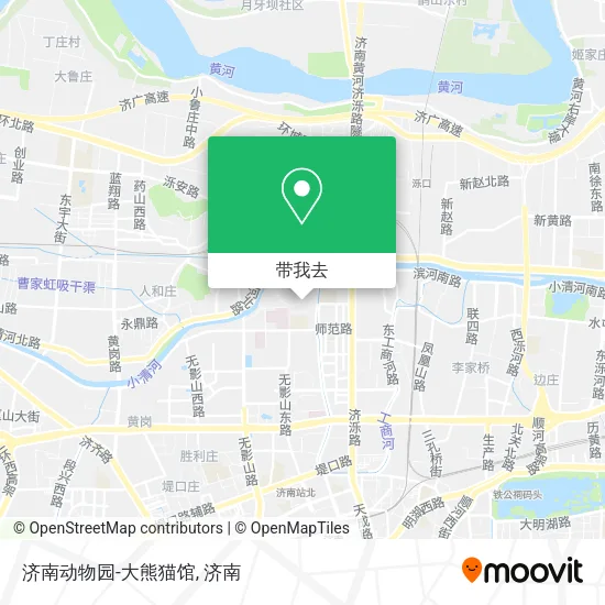 济南动物园-大熊猫馆地图