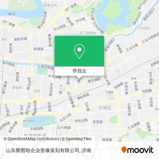 山东磐图啦企业形像策划有限公司地图