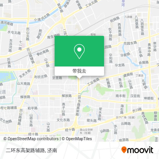 二环东高架路辅路地图