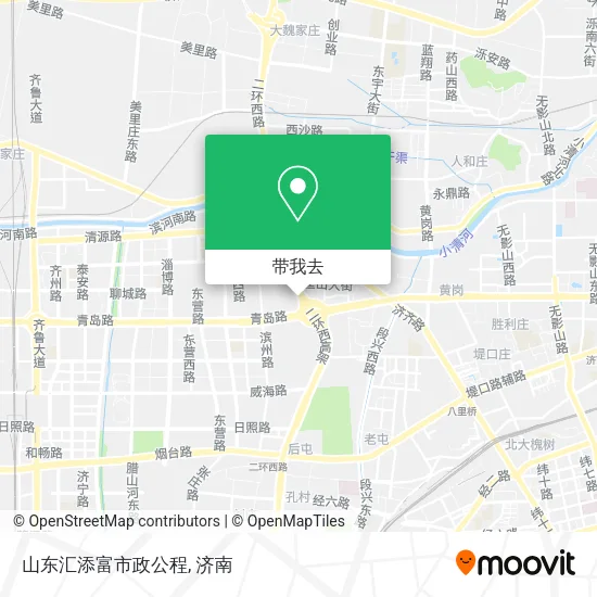 山东汇添富市政公程地图