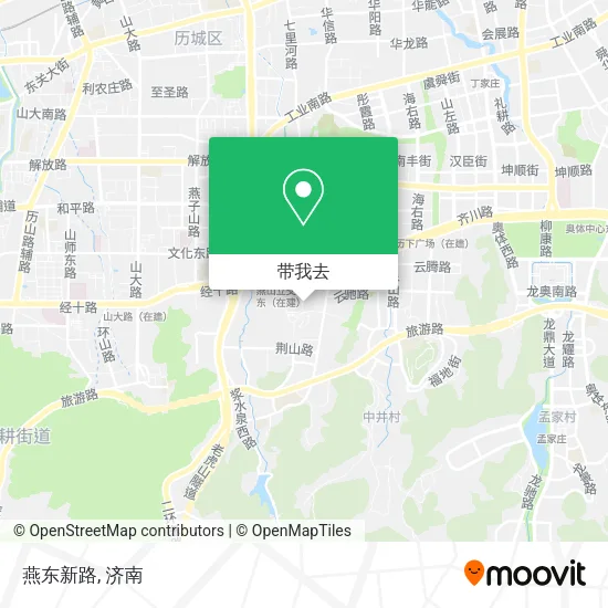 燕东新路地图