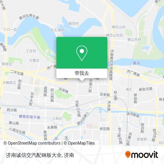 济南诚信交汽配钢板大全地图