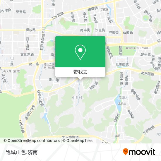 逸城山色地图