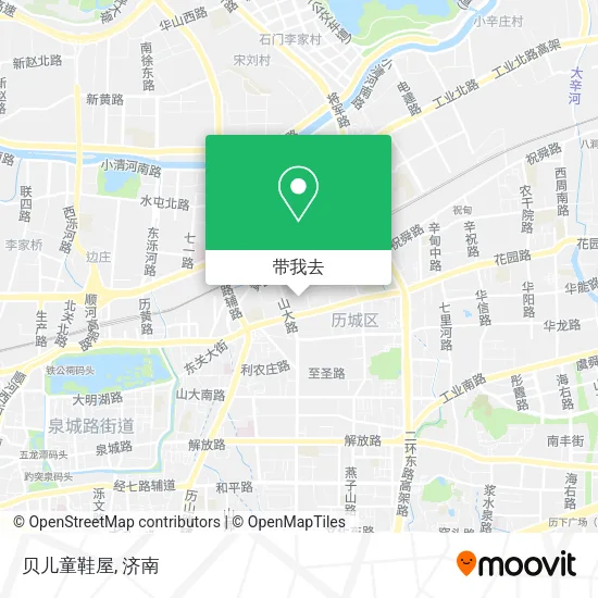 贝儿童鞋屋地图