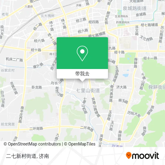 二七新村街道地图