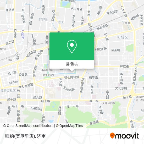 嘿糖(宽厚里店)地图