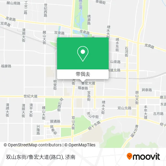 双山东街/鲁宏大道(路口)地图