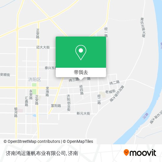 济南鸿运蓬帆布业有限公司地图