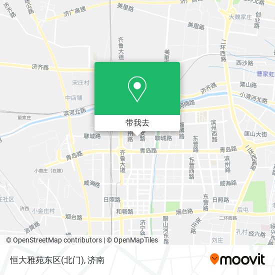 恒大雅苑东区(北门)地图