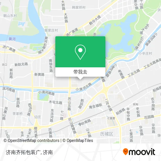 济南齐拓包装广地图