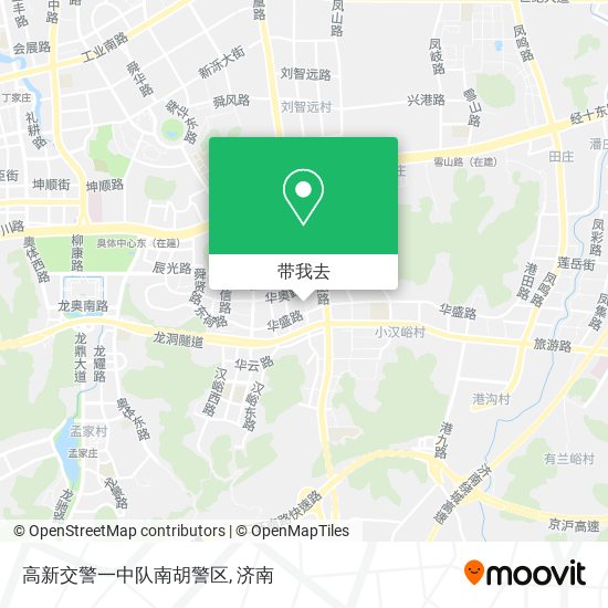 高新交警一中队南胡警区地图