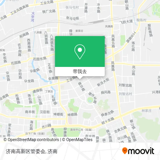 济南高新区管委会地图