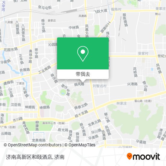 济南高新区和颐酒店地图