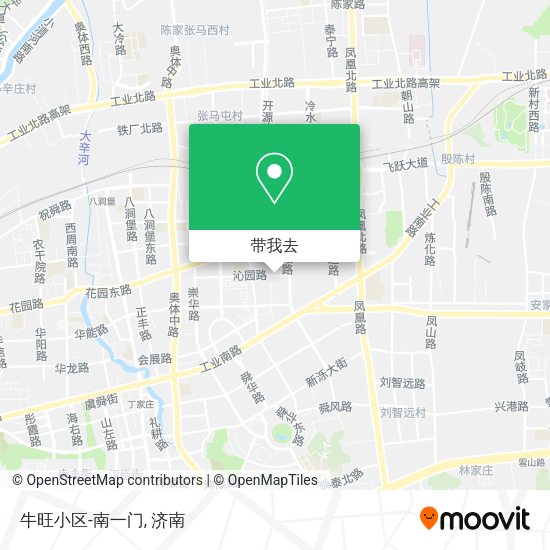 牛旺小区-南一门地图