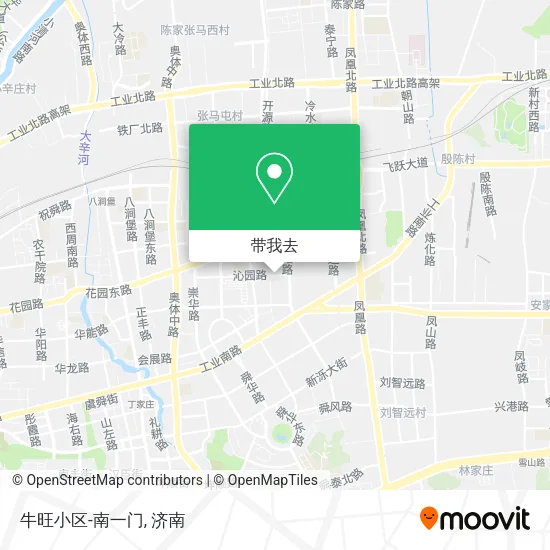 牛旺小区-南一门地图