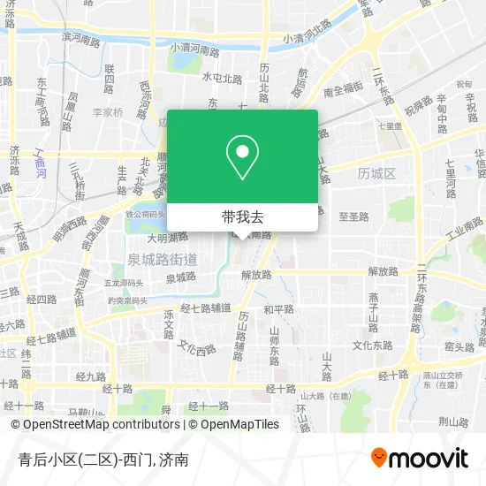 青后小区(二区)-西门地图