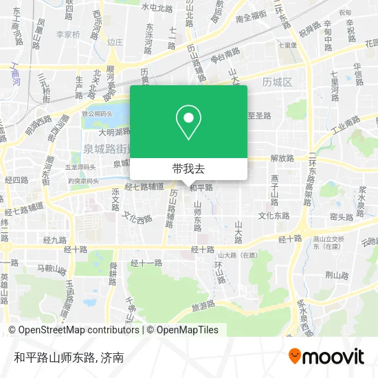 和平路山师东路地图