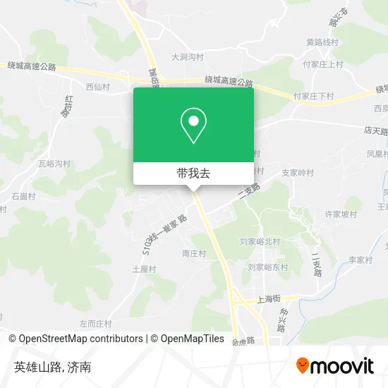 英雄山路地图