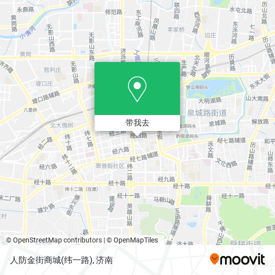 人防金街商城(纬一路)地图