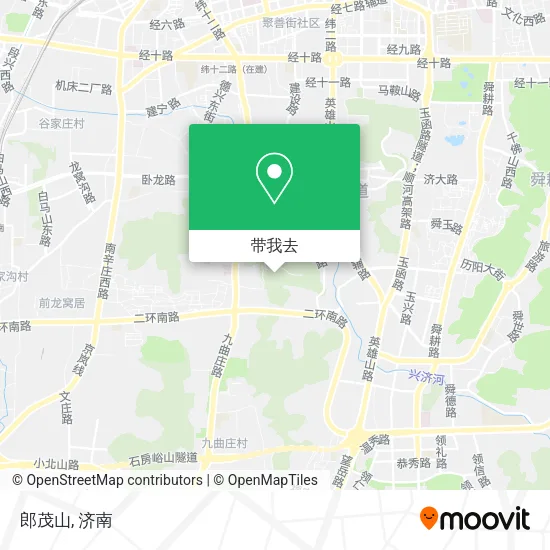郎茂山地图