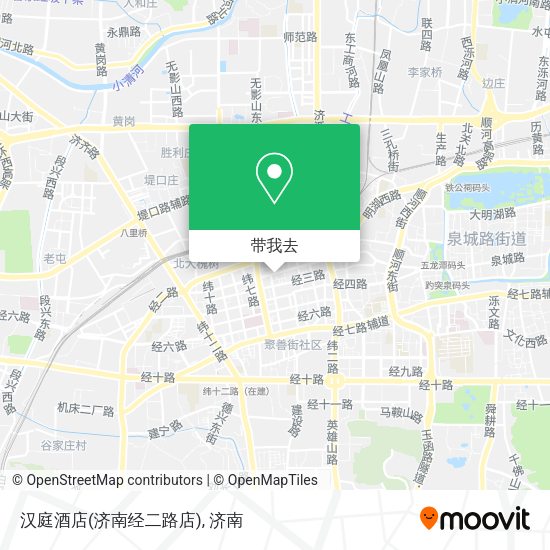 汉庭酒店(济南经二路店)地图