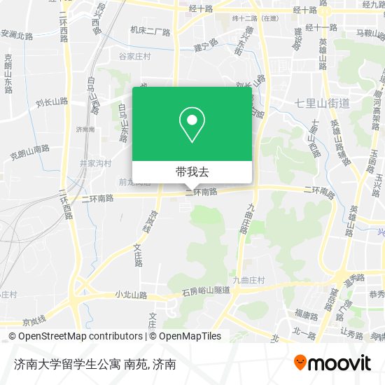 济南大学留学生公寓 南苑地图