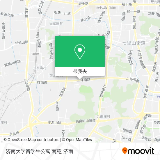 济南大学留学生公寓 南苑地图