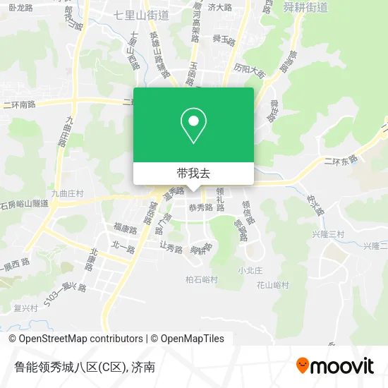 鲁能领秀城八区(C区)地图