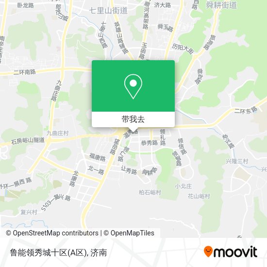 鲁能领秀城十区(A区)地图