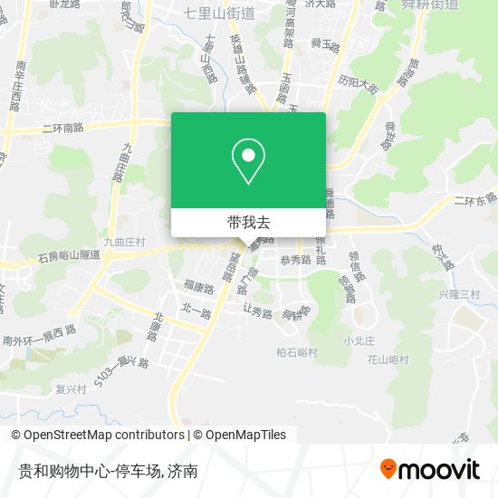 贵和购物中心-停车场地图