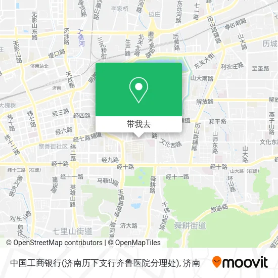 中国工商银行(济南历下支行齐鲁医院分理处)地图