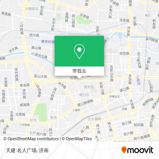 天建·名人广场地图